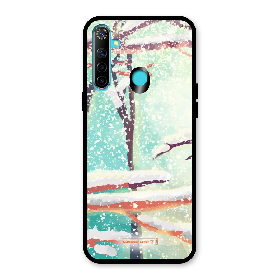 Winter Season Glass Back Case for Realme Narzo 10