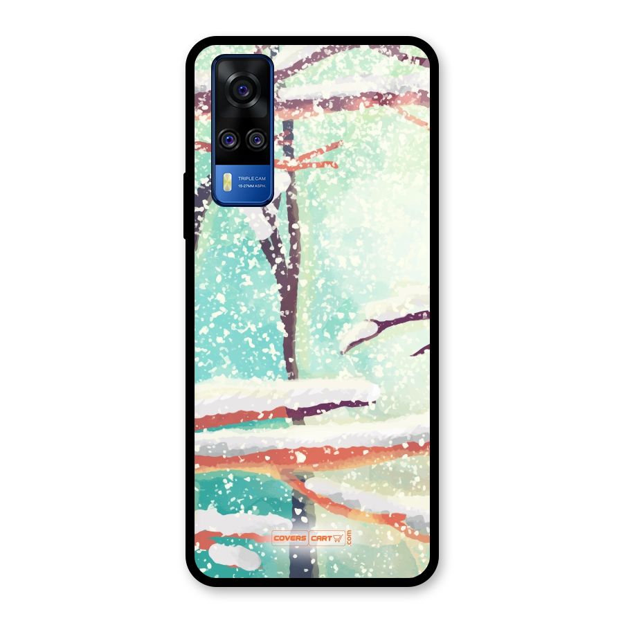 Winter Season Glass Back Case for Vivo Y31