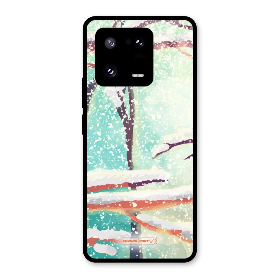 Winter Season Glass Back Case for Xiaomi 13 Pro