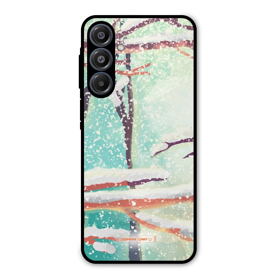 Winter Season Metal Back Case for Galaxy A16 5G
