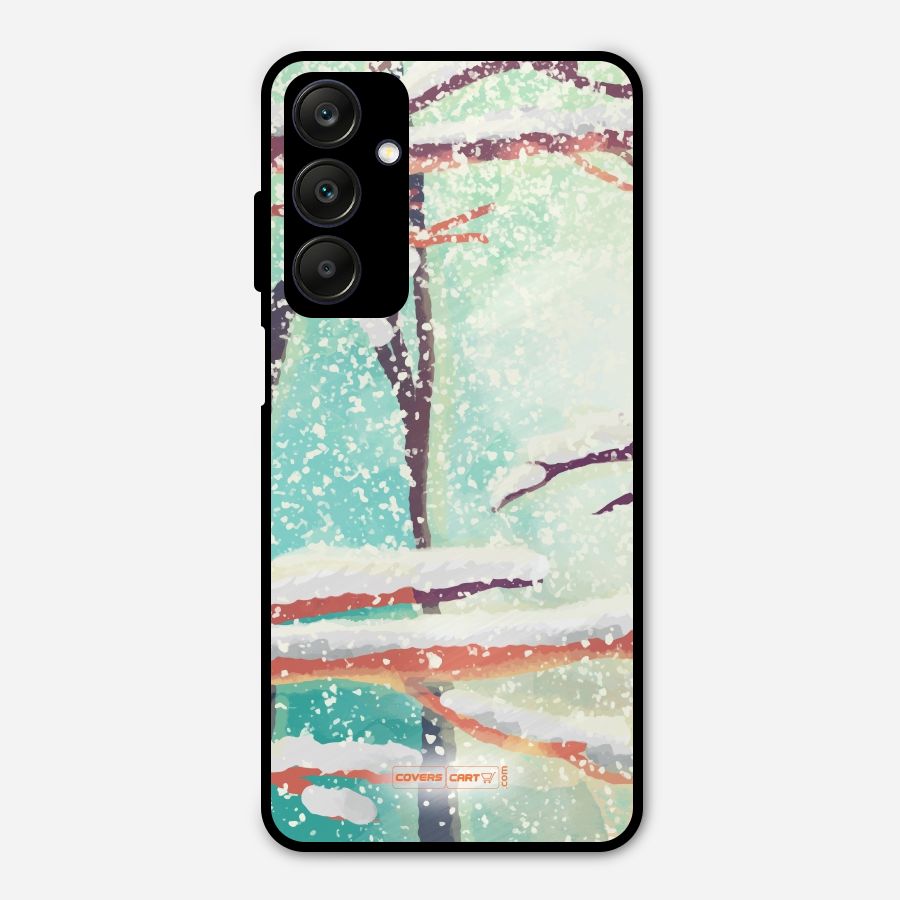 Winter Season Metal Back Case for Galaxy A25 5G