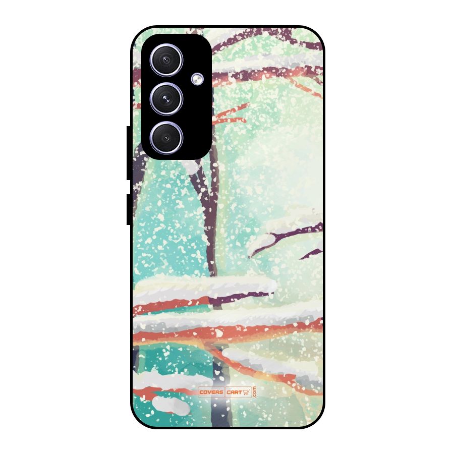 Winter Season Metal Back Case for Galaxy A54
