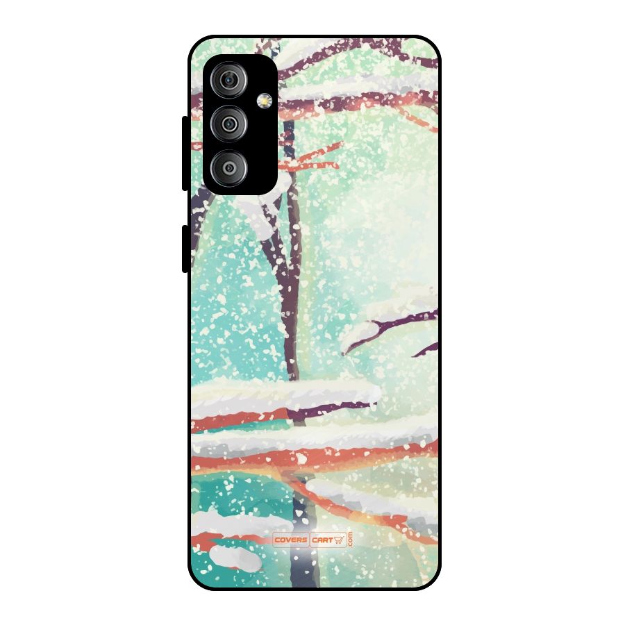 Winter Season Metal Back Case for Galaxy F23