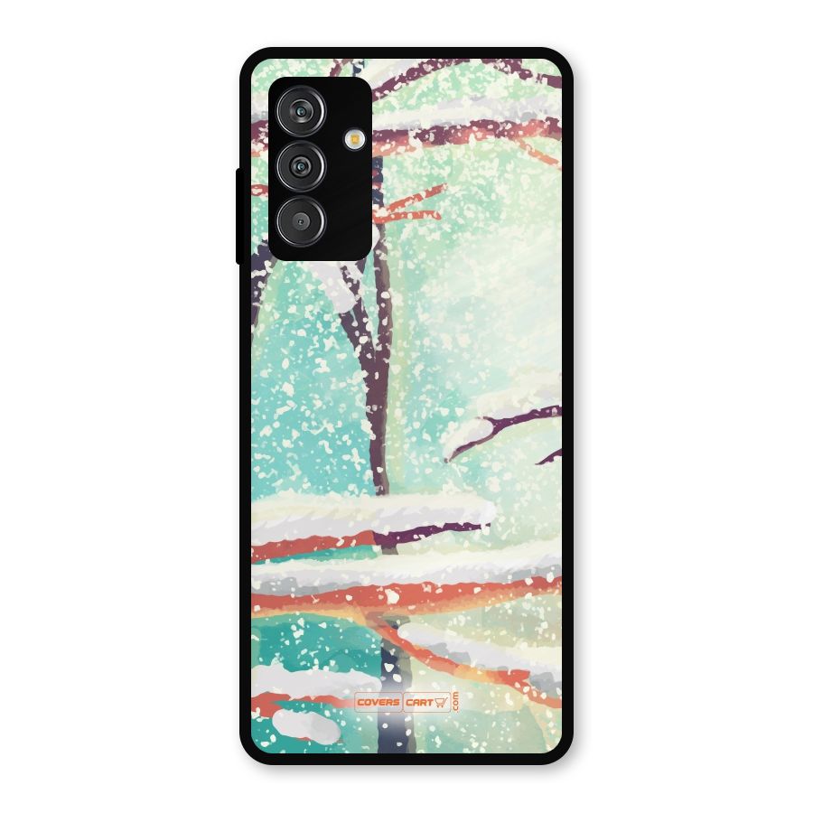 Winter Season Metal Back Case for Galaxy M13