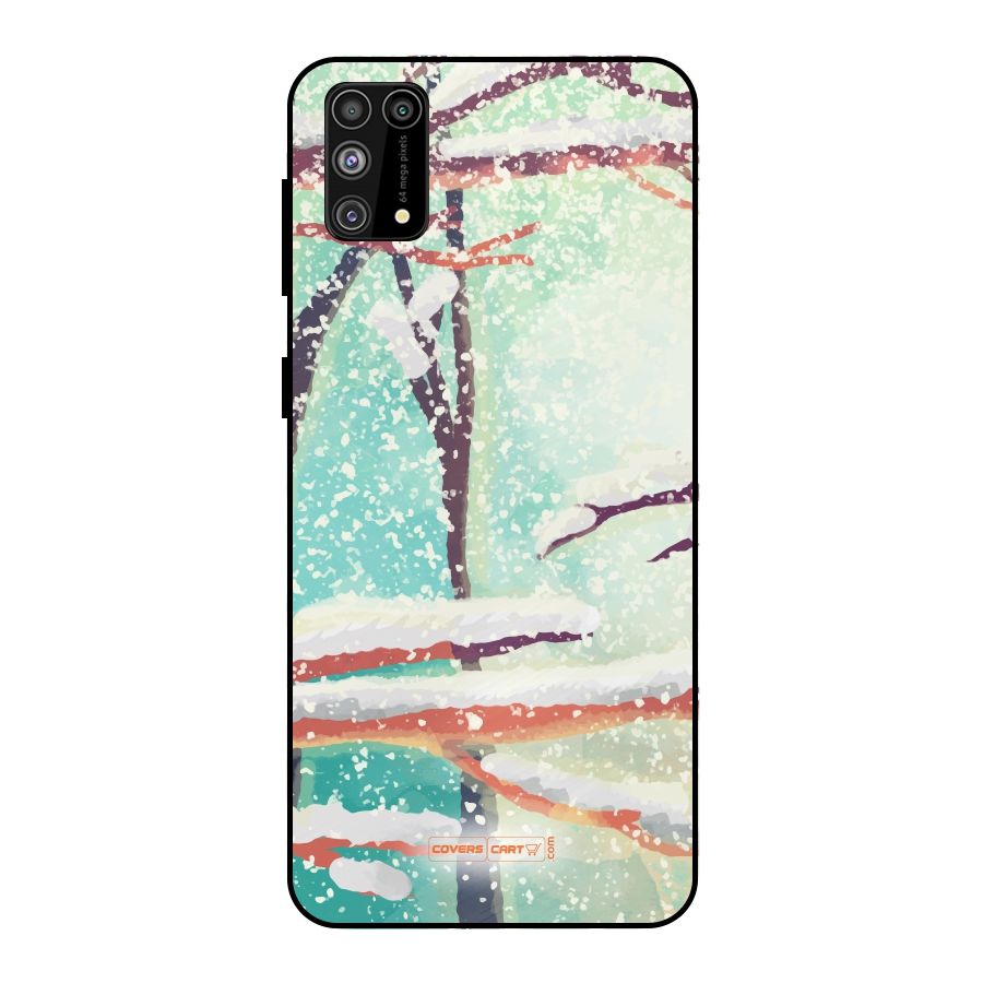Winter Season Metal Back Case for Galaxy M31
