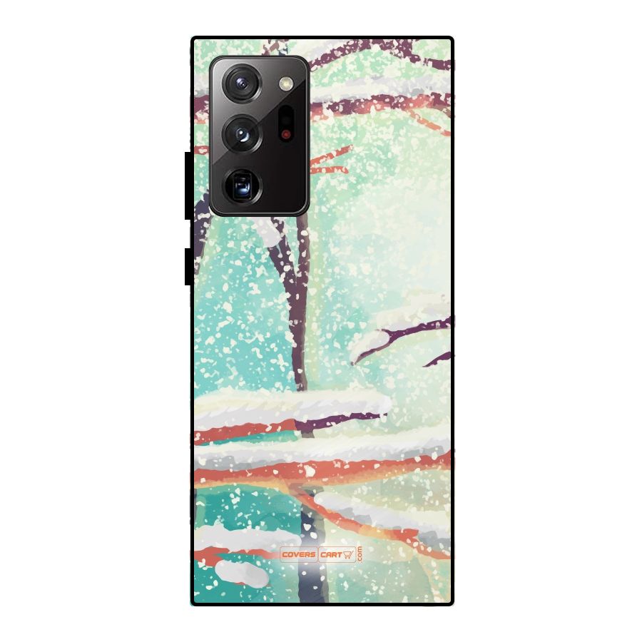Winter Season Metal Back Case for Galaxy Note 20 Ultra