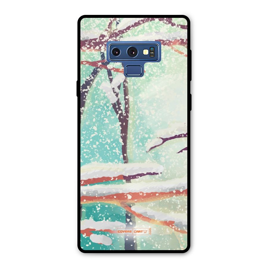 Winter Season Metal Back Case for Galaxy Note 9