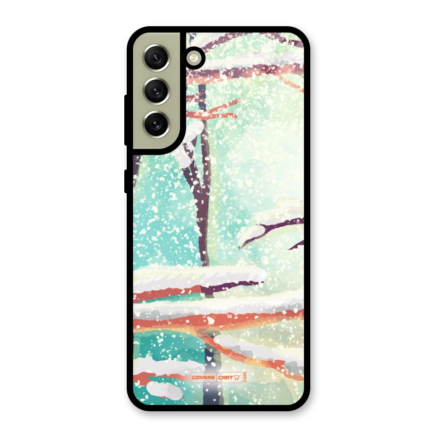Winter Season Metal Back Case for Galaxy S21 FE 5G (2023)