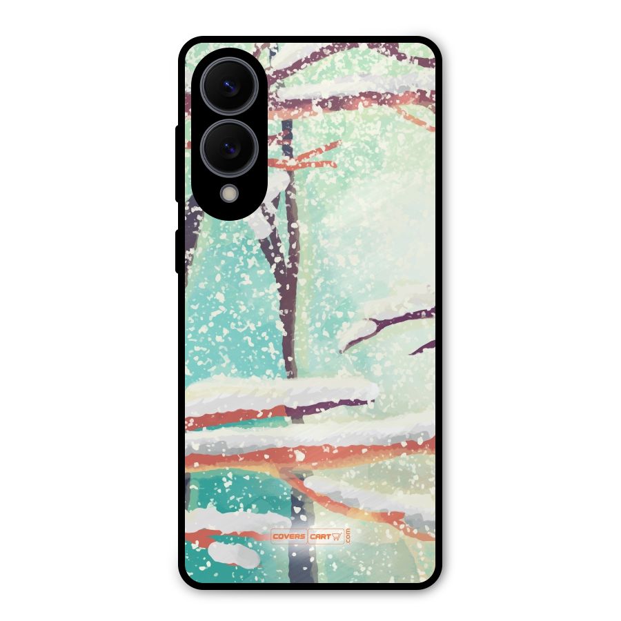 Winter Season Metal Back Case for Galaxy S25 Edge