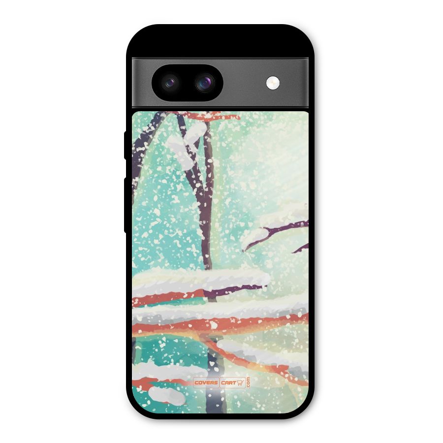 Winter Season Metal Back Case for Google Pixel 8a
