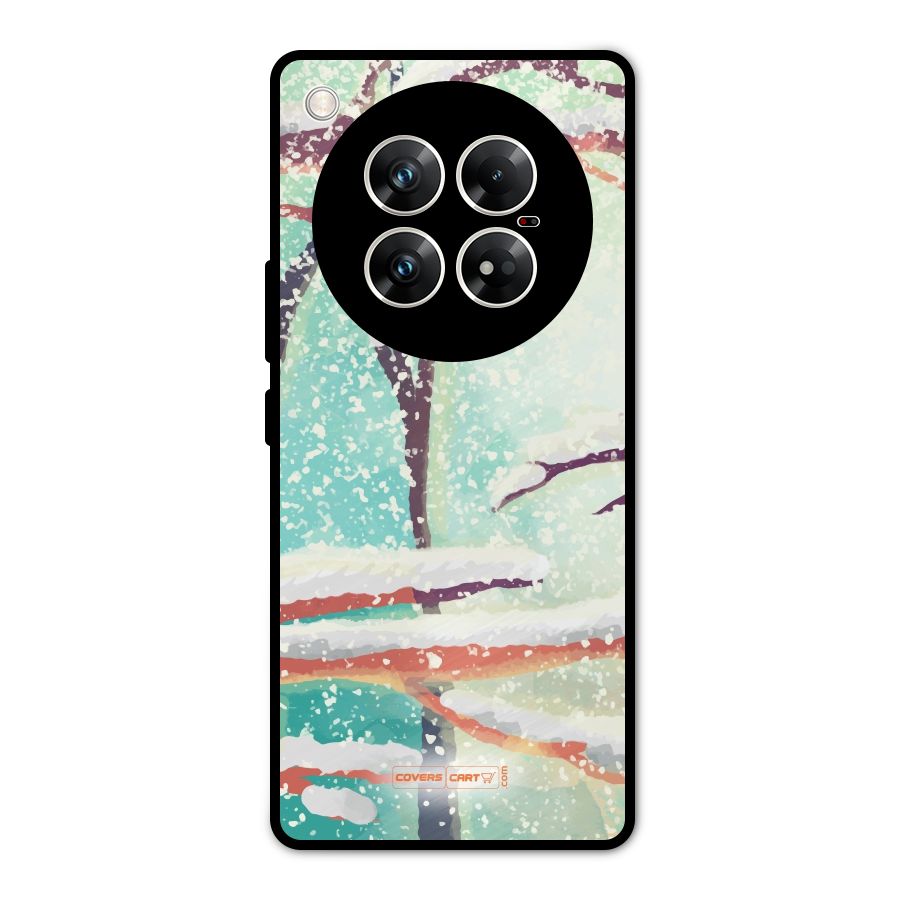 Winter Season Metal Back Case for Infinix Zero 40 5G