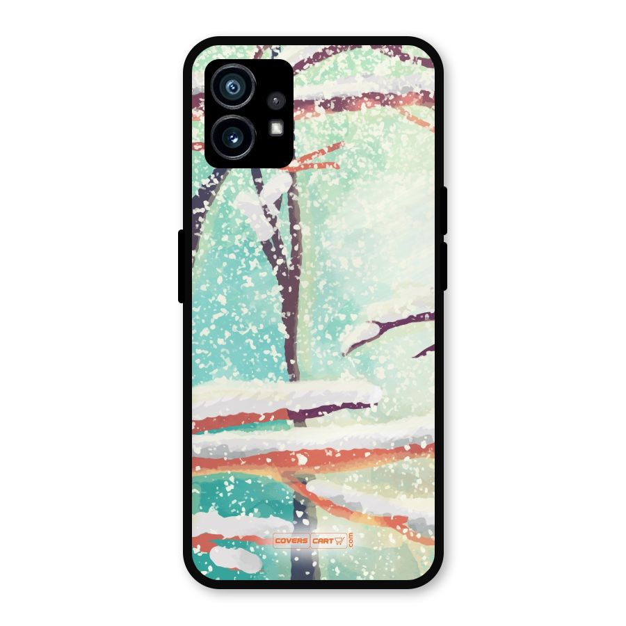 Winter Season Metal Back Case for Nothing Phone 1