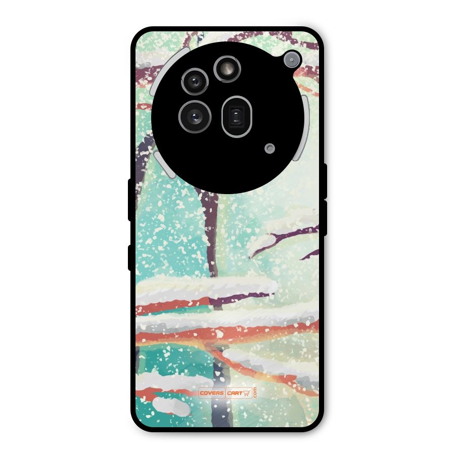 Winter Season Metal Back Case for Nothing Phone 3a Pro