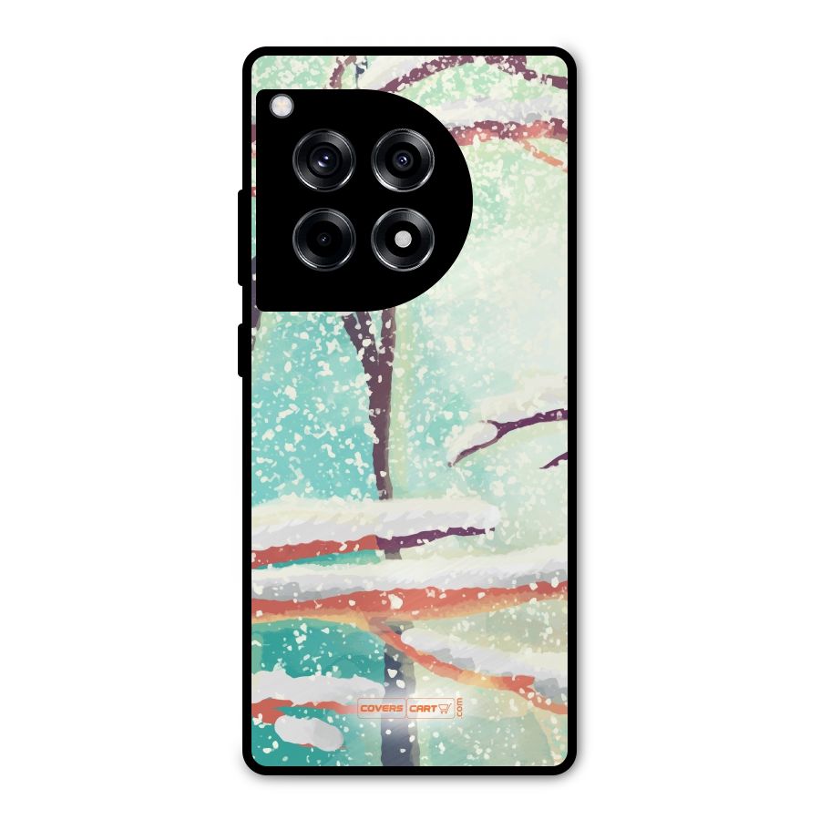 Winter Season Metal Back Case for OnePlus 12R