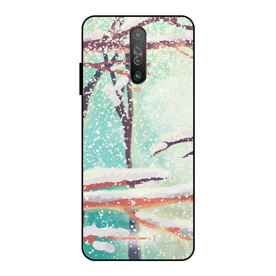 Winter Season Metal Back Case for Poco X2