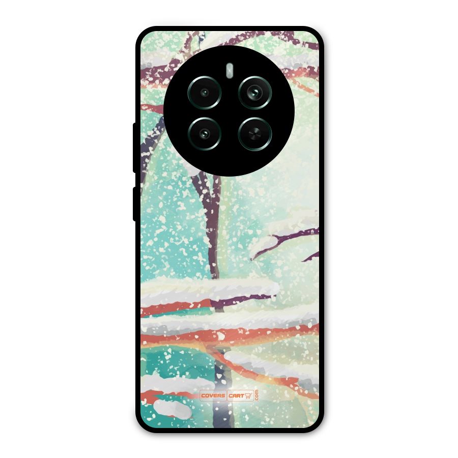 Winter Season Metal Back Case for Realme 12 Plus
