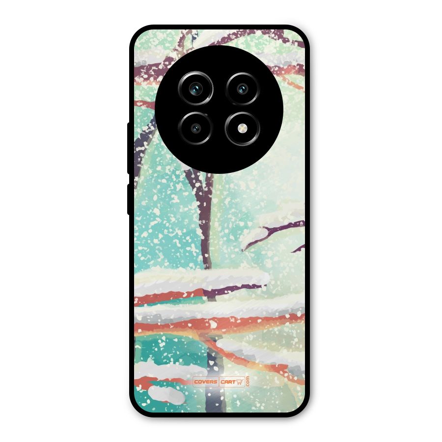 Winter Season Metal Back Case for Realme 14 Pro Lite