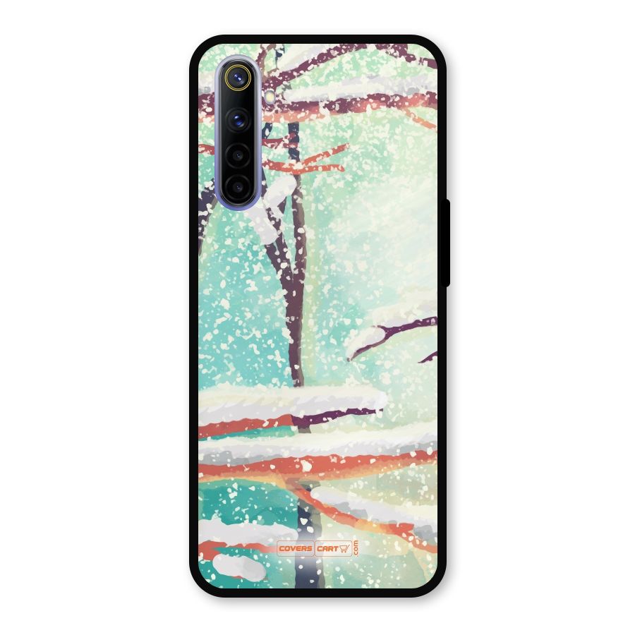 Winter Season Metal Back Case for Realme 6i