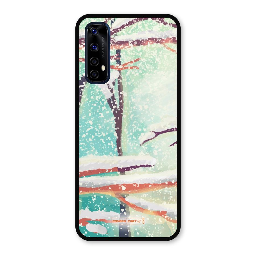 Winter Season Metal Back Case for Realme 7