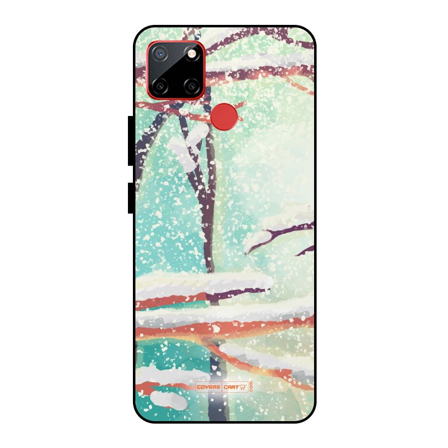Winter Season Metal Back Case for Realme C12