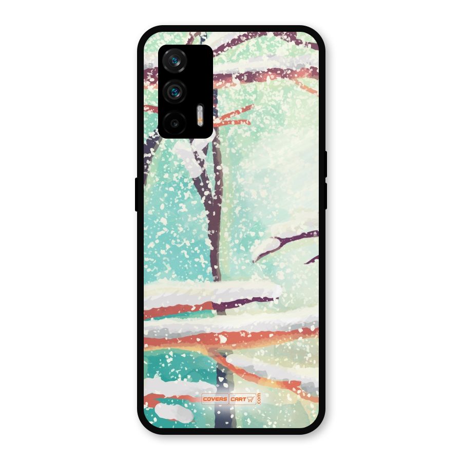 Winter Season Metal Back Case for Realme GT 5G