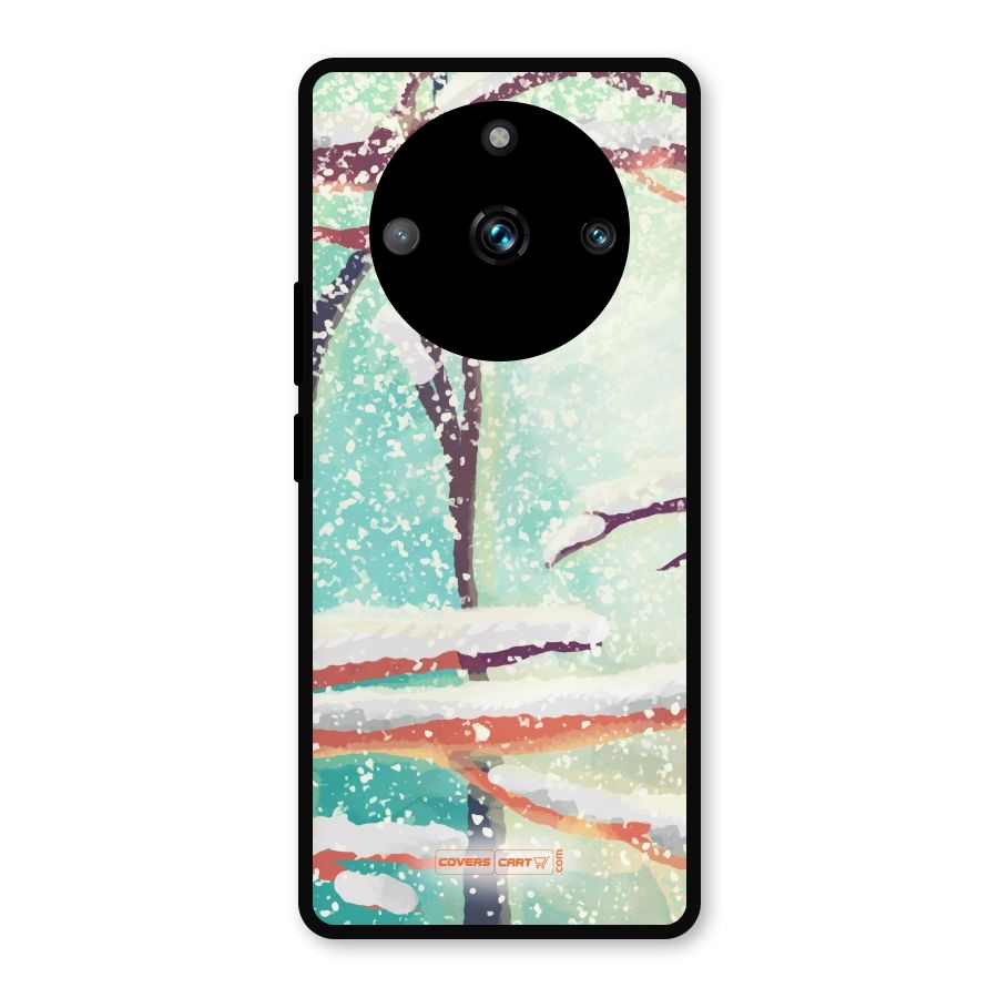 Winter Season Metal Back Case for Realme Narzo 60 Pro