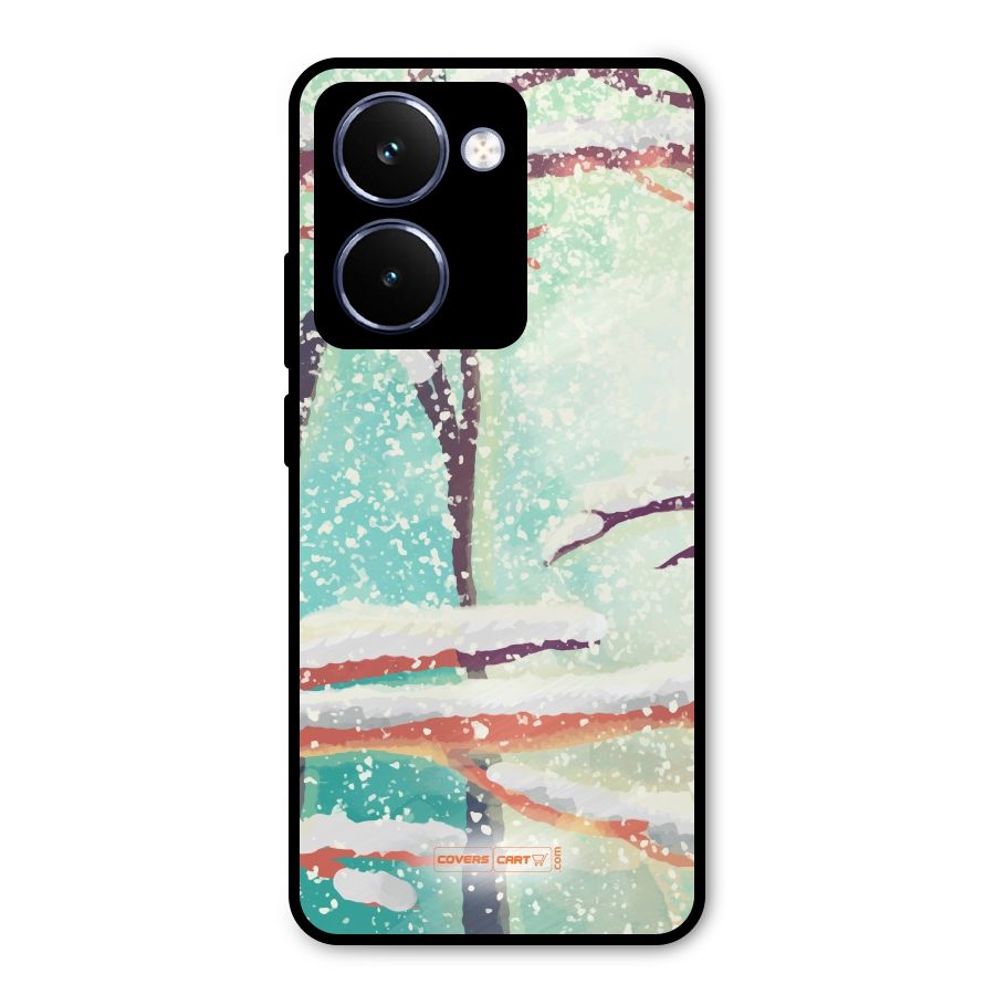Winter Season Metal Back Case for Realme P3 Ultra