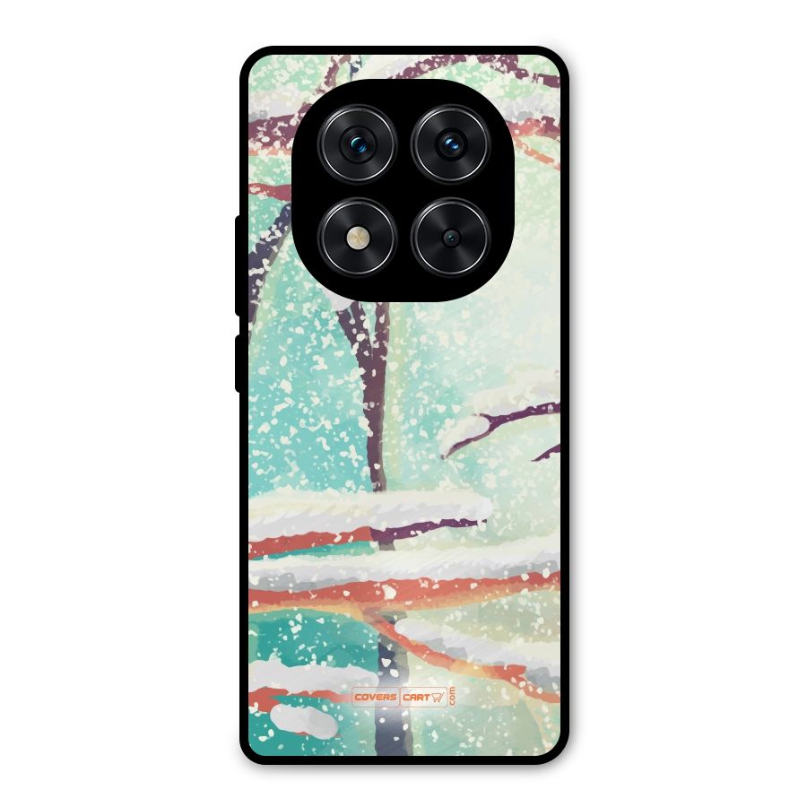 Winter Season Metal Back Case for Redmi Note 14 Pro 5G