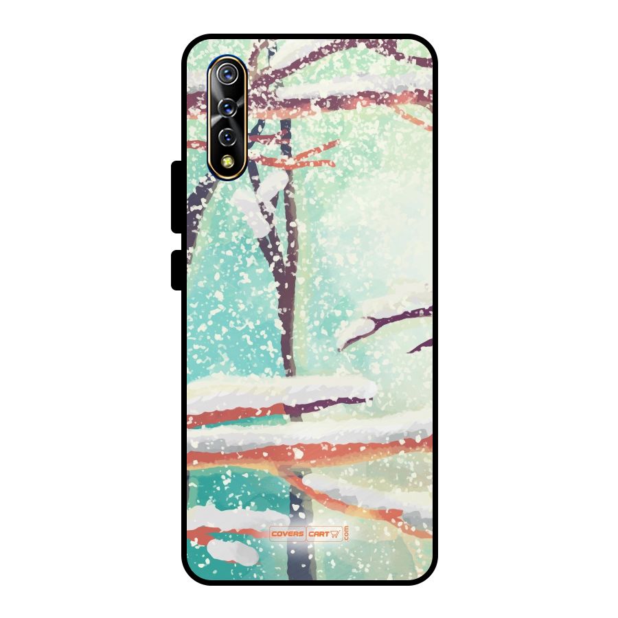 Winter Season Metal Back Case for Vivo S1