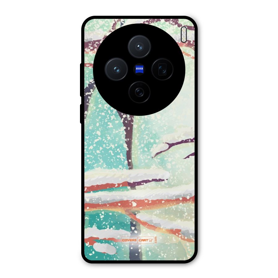Winter Season Metal Back Case for Vivo X200