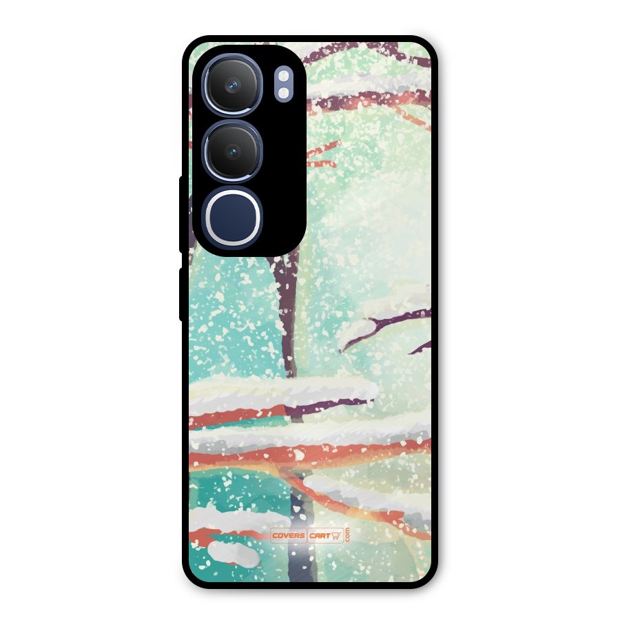 Winter Season Metal Back Case for Vivo Y29