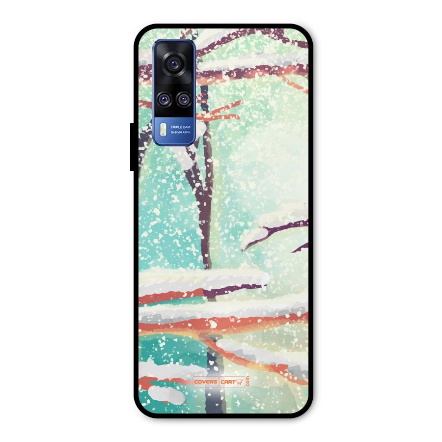 Winter Season Metal Back Case for Vivo Y31
