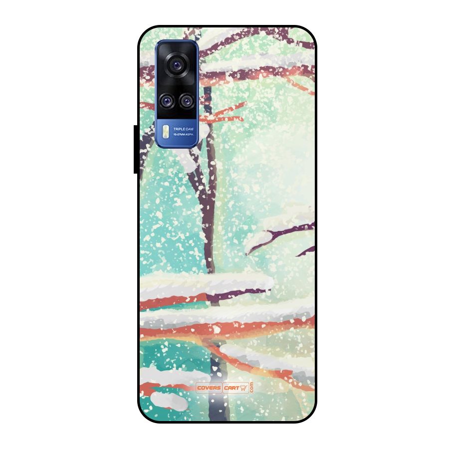 Winter Season Metal Back Case for Vivo Y51