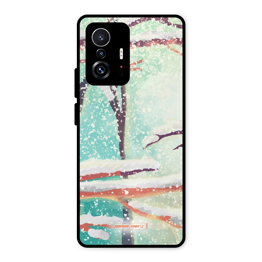 Winter Season Metal Back Case for Xiaomi 11T Pro