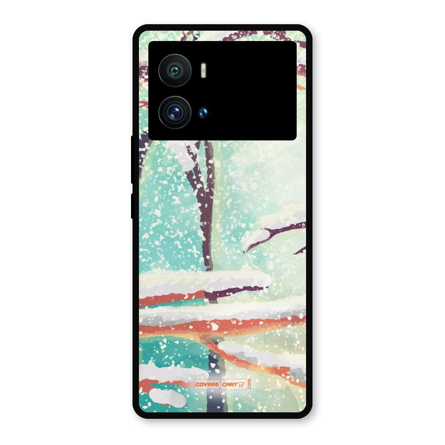 Winter Season Metal Back Case for iQOO 9 Pro