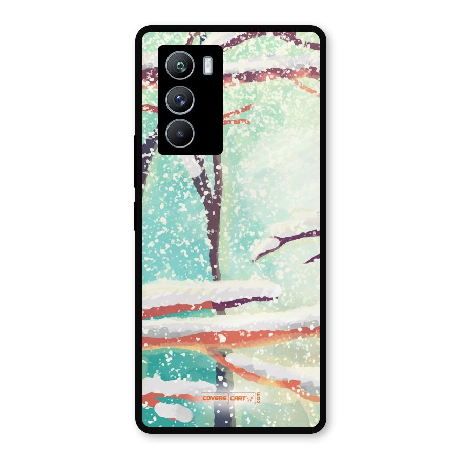 Winter Season Metal Back Case for iQOO 9 SE