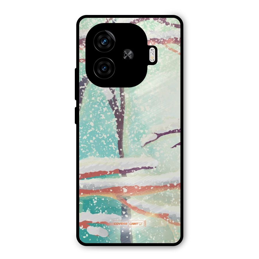 Winter Season Metal Back Case for iQOO Neo 10R