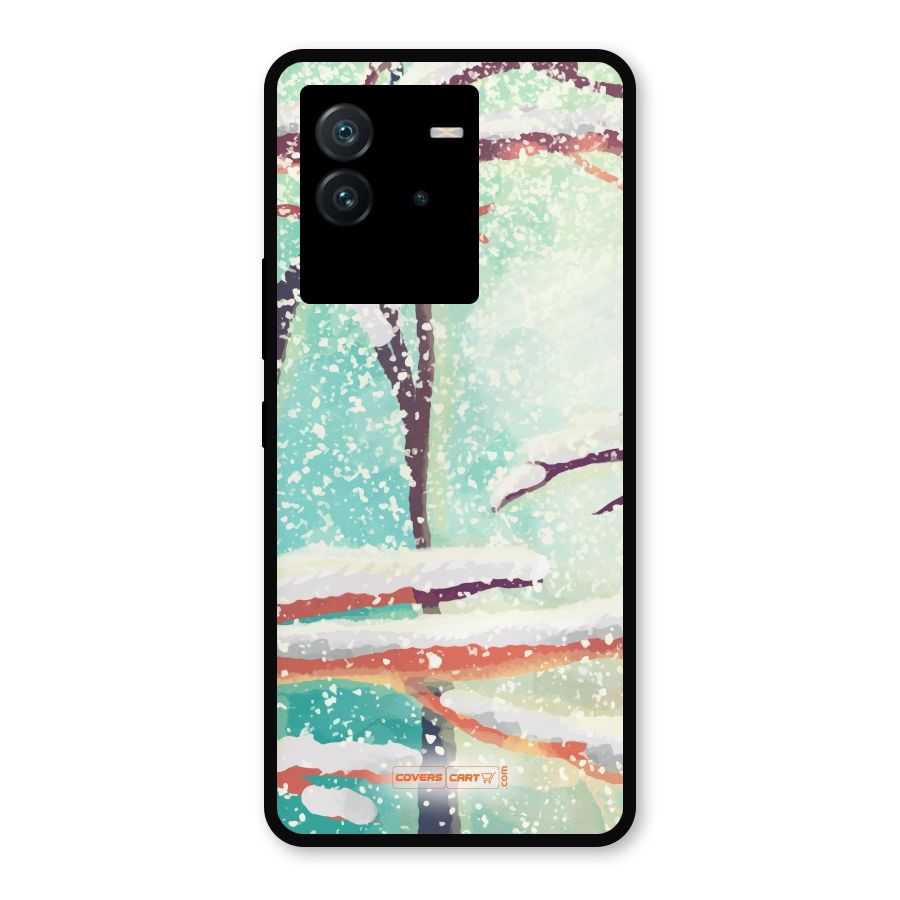 Winter Season Metal Back Case for iQOO Neo 6 5G