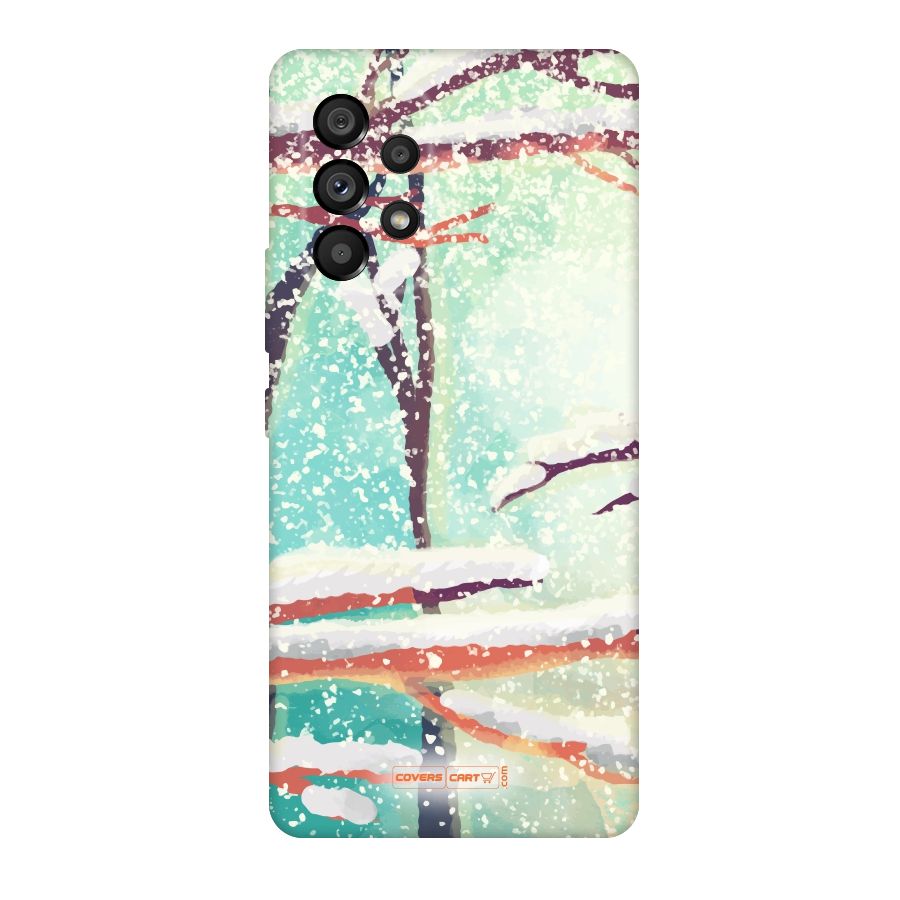Winter Season Original Polycarbonate Back Case for Galaxy A53 5G