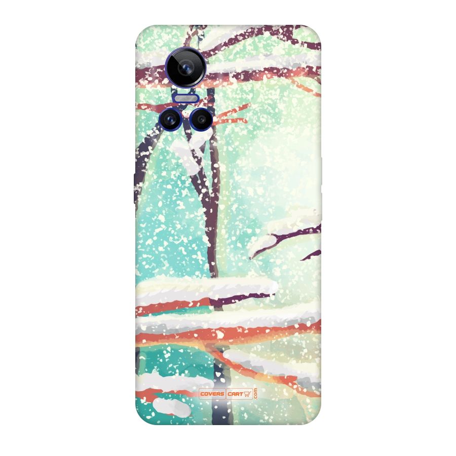 Winter Season Original Polycarbonate Back Case for Realme GT Neo 3