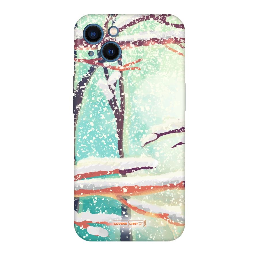 Winter Season Original Polycarbonate Back Case for iPhone 13