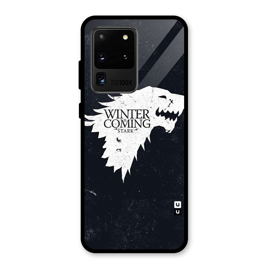 Winter is Coming Stark Glass Back Case for Galaxy S20 Ultra