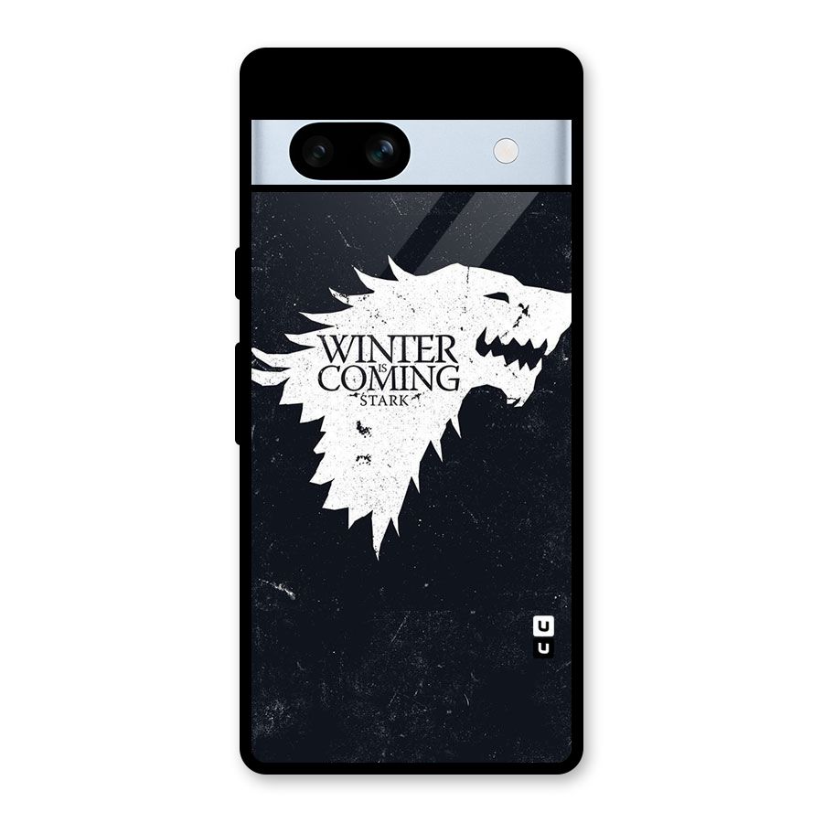 Winter is Coming Stark Glass Back Case for Google Pixel 7a