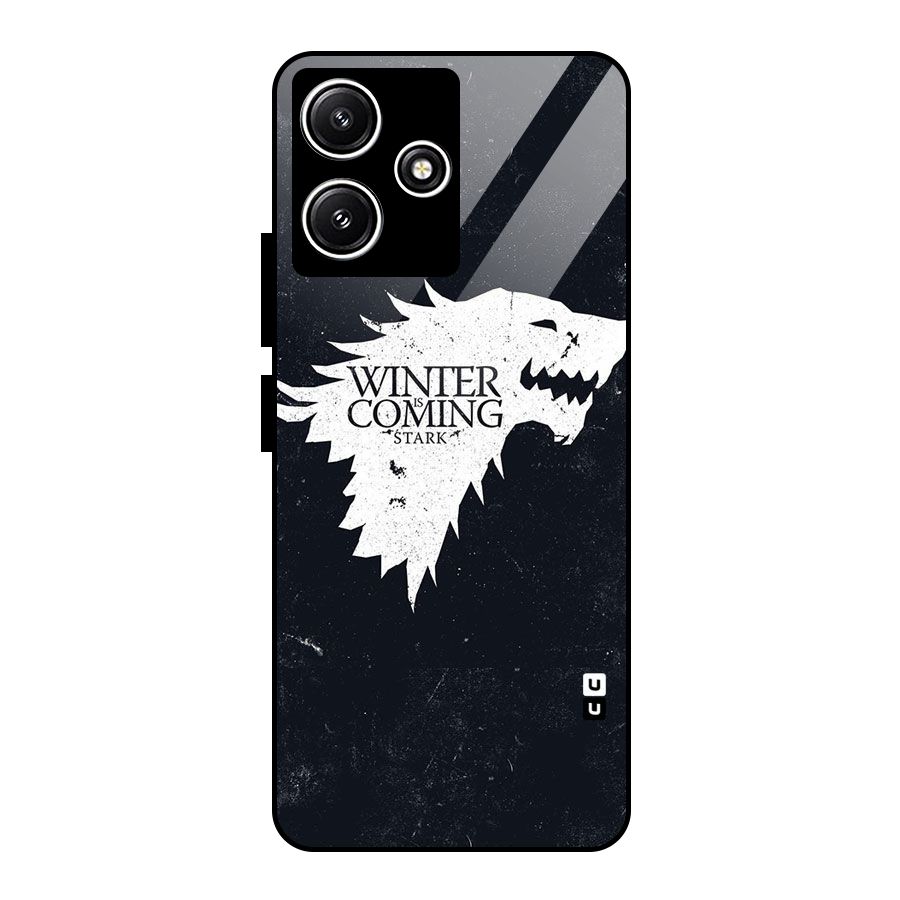 Winter is Coming Stark Glass Back Case for Redmi 12 5G