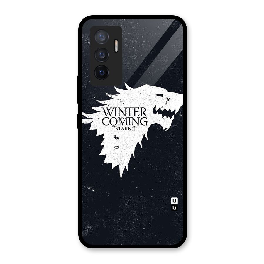Winter is Coming Stark Glass Back Case for Vivo V23e