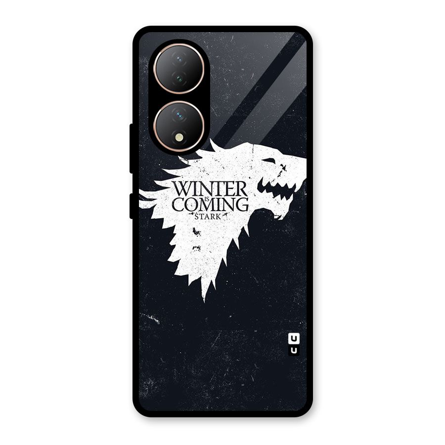 Winter is Coming Stark Glass Back Case for Vivo Y100A