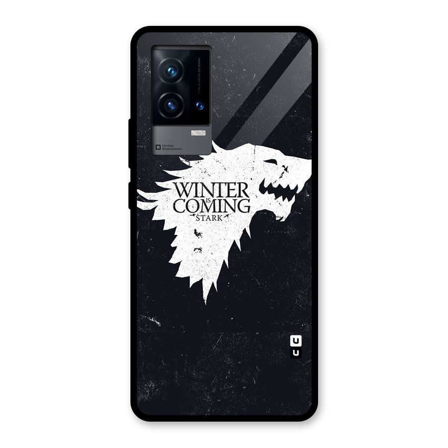 Winter is Coming Stark Glass Back Case for iQOO 9 5G