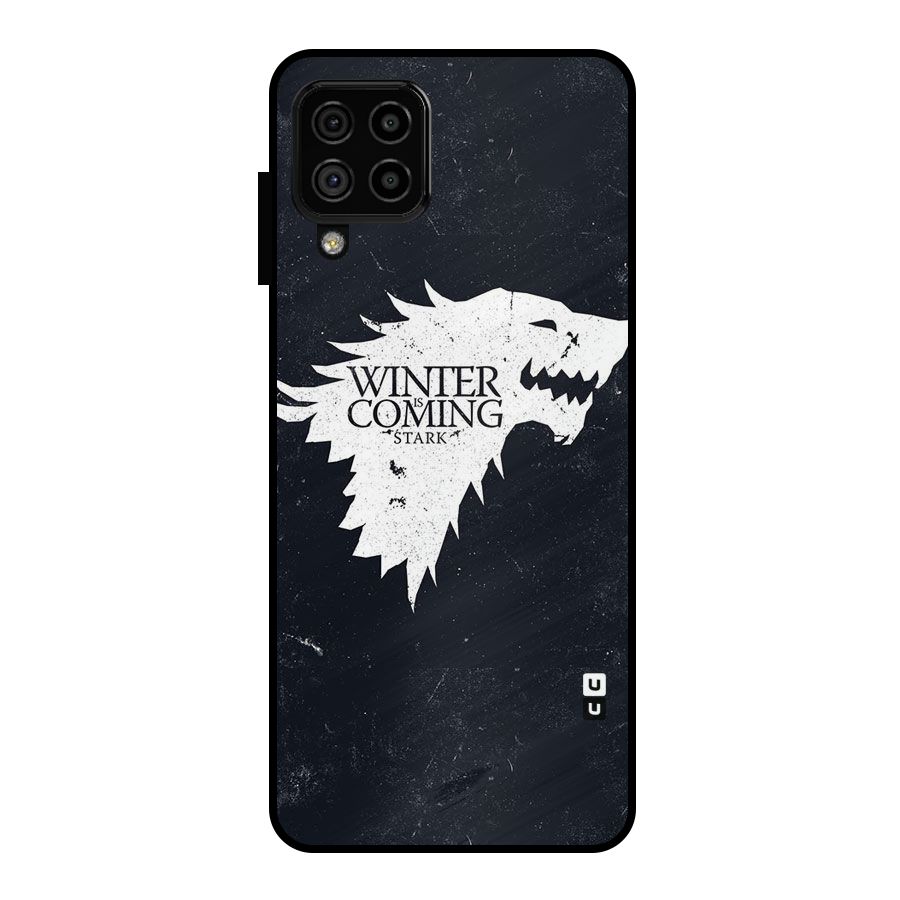 Winter is Coming Stark Metal Back Case for Galaxy A22 4G