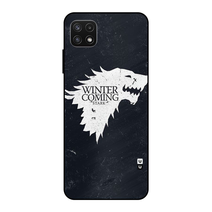 Winter is Coming Stark Metal Back Case for Galaxy A22 5G