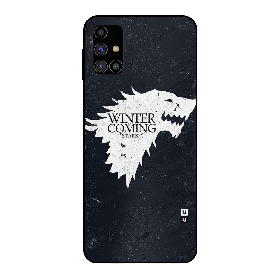 Winter is Coming Stark Metal Back Case for Galaxy M31s